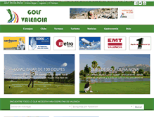 Tablet Screenshot of golfvalencia.com